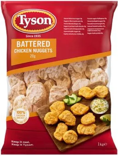 Tyson Battered Chicken nuggets 20g 1kg