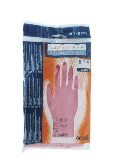 Upþvotta gúmmíhanskar L (12stk/ks)