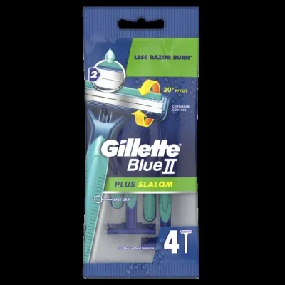 Gillette Blue2 Plus Slalom einnota 4stk