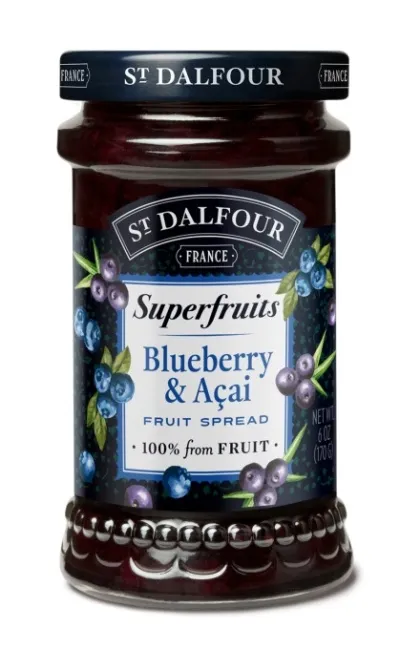 St.Dalfour Bláberja og acai sulta 170g