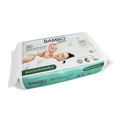 Bambo wipes 50 stk