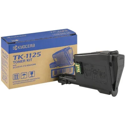 Kyocera TK-1125 (Prentar: 2,100 síður) svart dufthylki