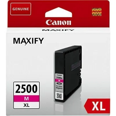 Canon PGI-2500XLM (Yield: 1,295 Pages) High Yield Magenta Ink Cartridge