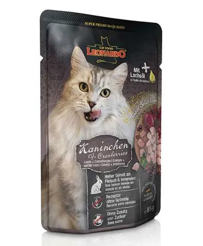 Leonardo Finest Selection 85g Pouch - Leonardo Rabbit & Cranberrie 85g Pouch