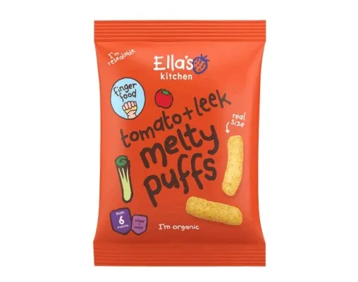 Ella's kitchen puffs tómatur/blaðlaukur 20 gr