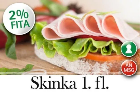 Skinka 1. fl. bréf 95g/stk