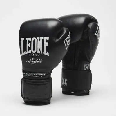 Leone The Greatest Boxhanskar - Svartir - 18oz