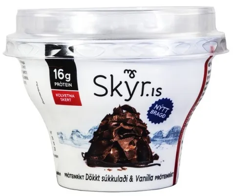 MS Ísey skyr dökkt súkkulaði og vanilla lágkolvetna 6x170g