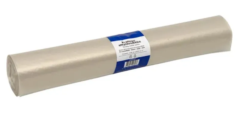 Sorppokar glærir 70x110cm 100L 49 micron 10stk/rl 10 rl/ks