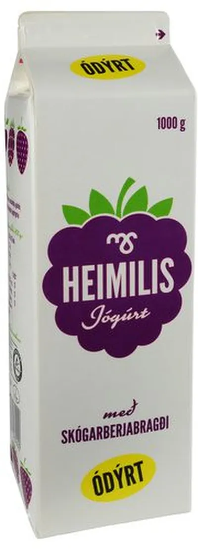 MS Heimilisjógúrt m/skógarberjum 10x1ltr