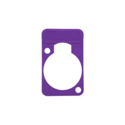Neutrik Colored lettering plate for D-shape-connectors  – DSS-VIOLET