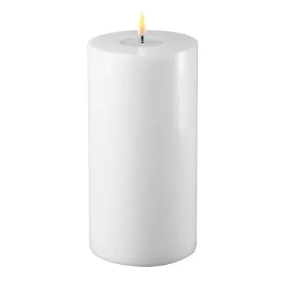 Led kerti hvít breidd 10cm - 10x20