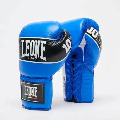 Leone Shock Pro Boxhanskar - Bláir - 16oz