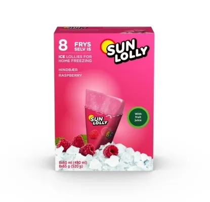 Sun Lolly Hindberja 8x60ml