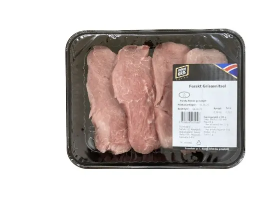 S.g grísasnitsel ferskt ca 450 gr