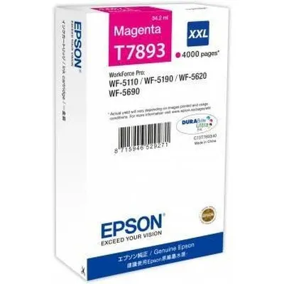 Epson T7893 XXL (Prentar: 4,000 síður) XL rautt blekhylki