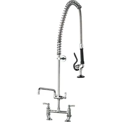 Mechline blöndunartæki með spúl (tveir stútar niður)