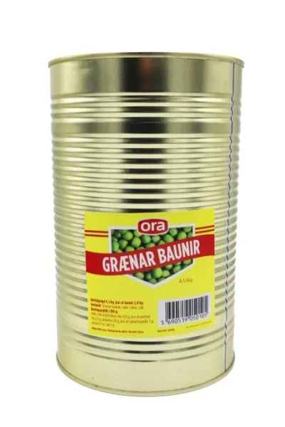 ORA Grænar baunir 4,5kg