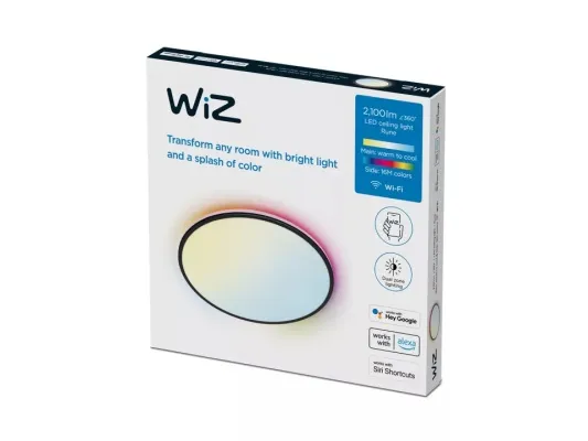 Wiz Rune Loftljós RGB 21W svart