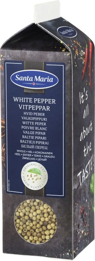 Hvítur pipar heill 550g