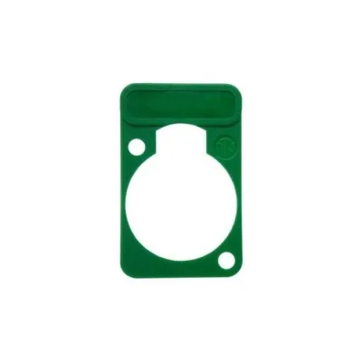 Neutrik Colored lettering plate for D-shape-connectors  – DSS-GREEN