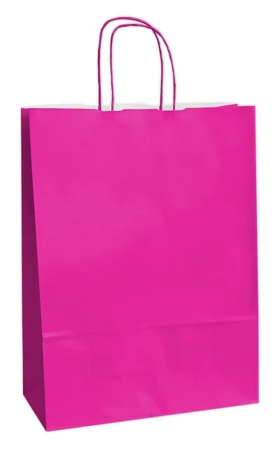 Gjafapoki-Shopper Pink 22x10x32cm.(25)