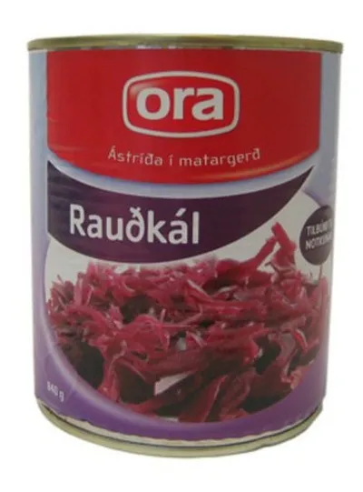 Rauðkál 1/1 dós 12stk/ks