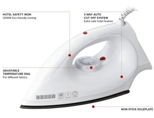 Corby Straujárn hvítt