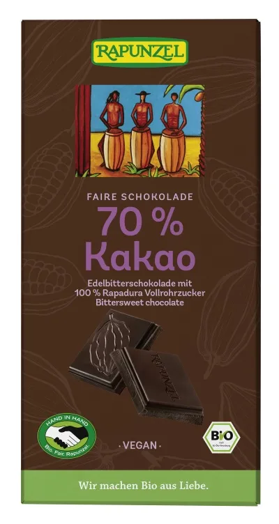 Rapunzel 70% Súkkulaði með Rapadurasykri