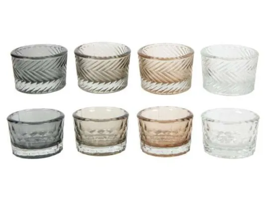 Hit Kertastjakar 4stk í setti 2mism munstur