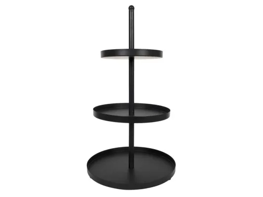 Hit Diskur metal 3ja hæða h:55cm black