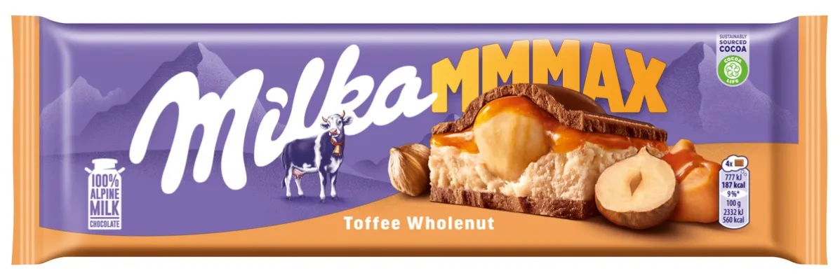 Milka Mmmmax Toffee Whole Nut