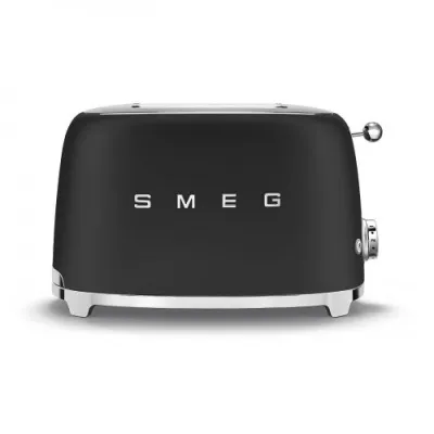 Smeg brauðrist fyrir 2 sneiðar retro style - svört mött.