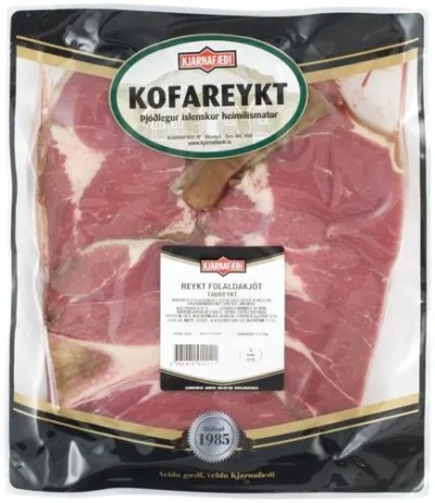 Folaldakjöt reykt m/beini kg