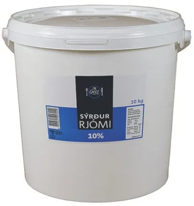 MS Sýrður rjómi 10% 10ltr