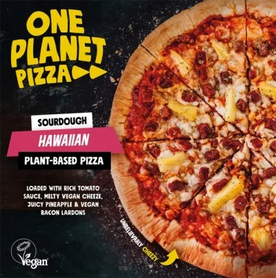 One Planet Pizza Hawaiian Vegan Frozen Pizza