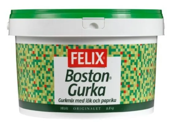 Boston Gúrka relish 9,8 kg. Felix