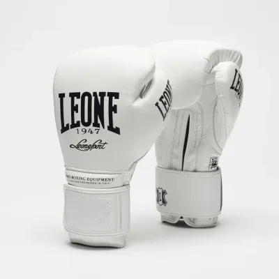 Leone The Greatest Boxhanskar - Hvítir - 16oz