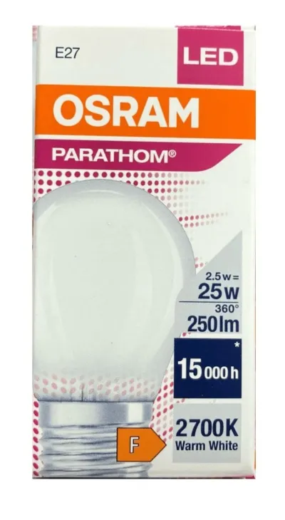 Osram led 2.5w e 27 kúla