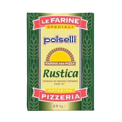 Polselli tipo 2 Rustica Pizzahveiti 25kg