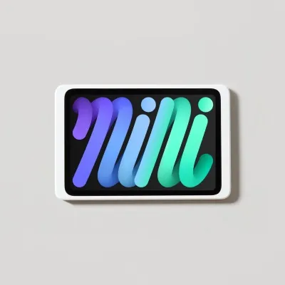 Displine Dame Wall 2.0 for iPad mini 8.3 (6th gen.) White Powder Coated USB-C