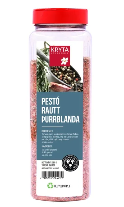 Kryta Pestó, rautt - þurrblanda