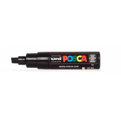 Posca málningarpenni 8mm svartur