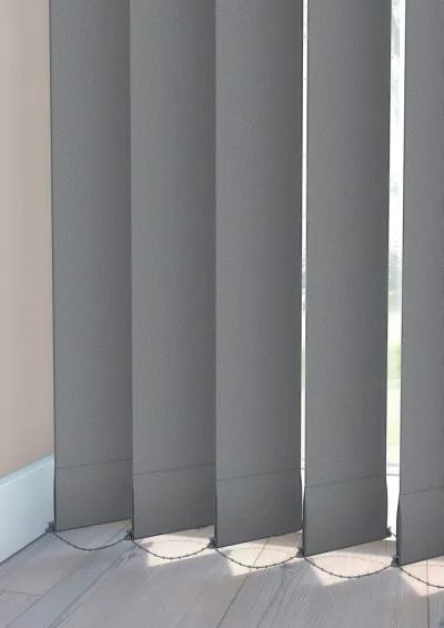 FERAGEN 250x250 cm myrkvunarstrimlagardína grá