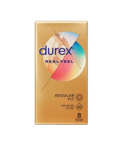 Durex Real Feel Latexfrír Smokkar 8stk