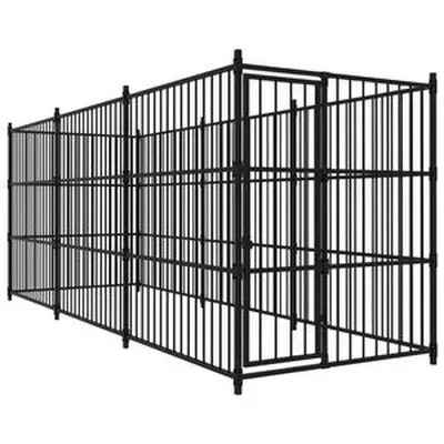 vidaXL Utandyra Hundabyrgi 450x150x185 cm