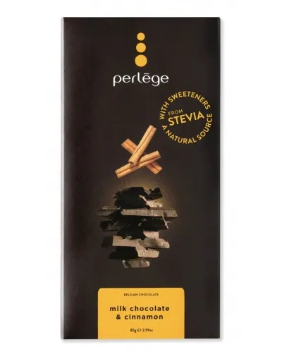 Perlege Mjólkur súkkulaði kanil sykurlaust 85gr