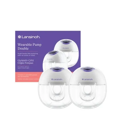 Lansinoh tvöföld handfrjáls brjóstadæla