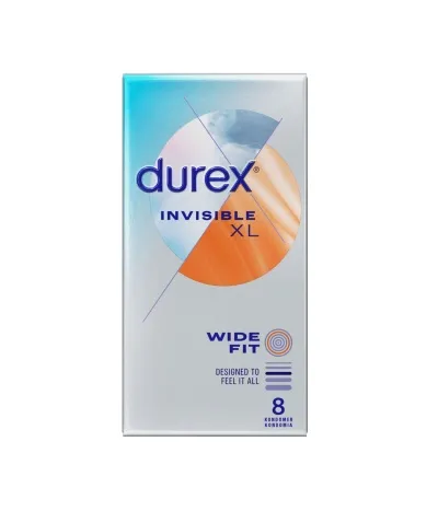 Durex Invisible XL Smokkar 8stk