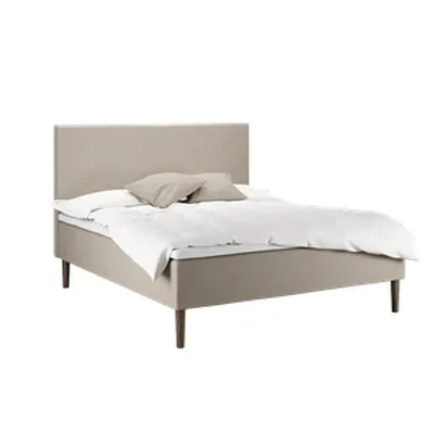 WONDERLAND W6 Box, Rúm 180x200 stíft/extra stíft ljósbrúnt